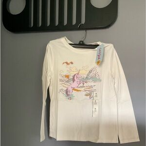 Cat & Jack Cream Unicorn in Medium size (8)